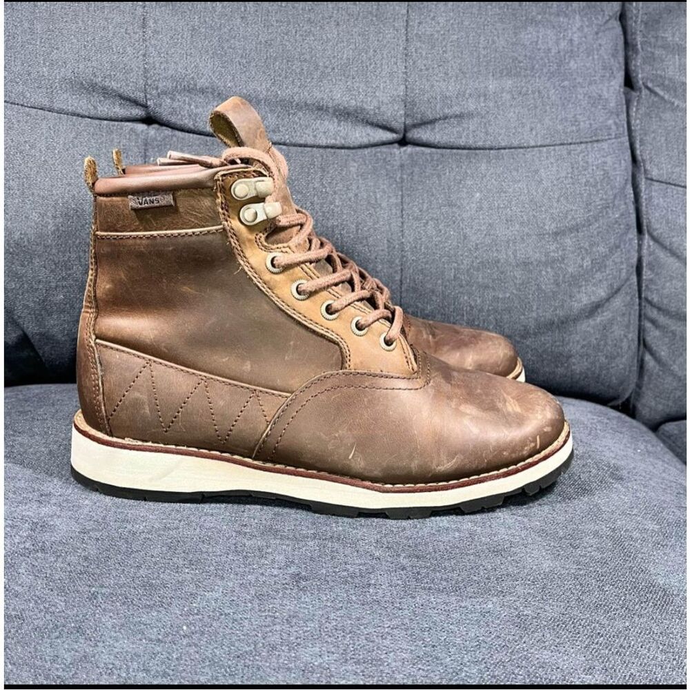 Vans Ultrarange HI Leather Boots Brown Men’s 6 / Women’s 7.5 – Rugged Outdoor St - Picture 2 of 9